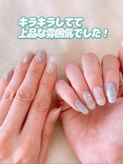 セミハードジェルネイルシール/and us/ネイルシールを使ったクチコミ(5枚目)