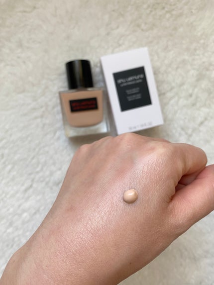 アンリミテッド ケア ツヤ セラム ファンデーション/shu uemura/リキッドファンデーションを使ったクチコミ(2枚目)