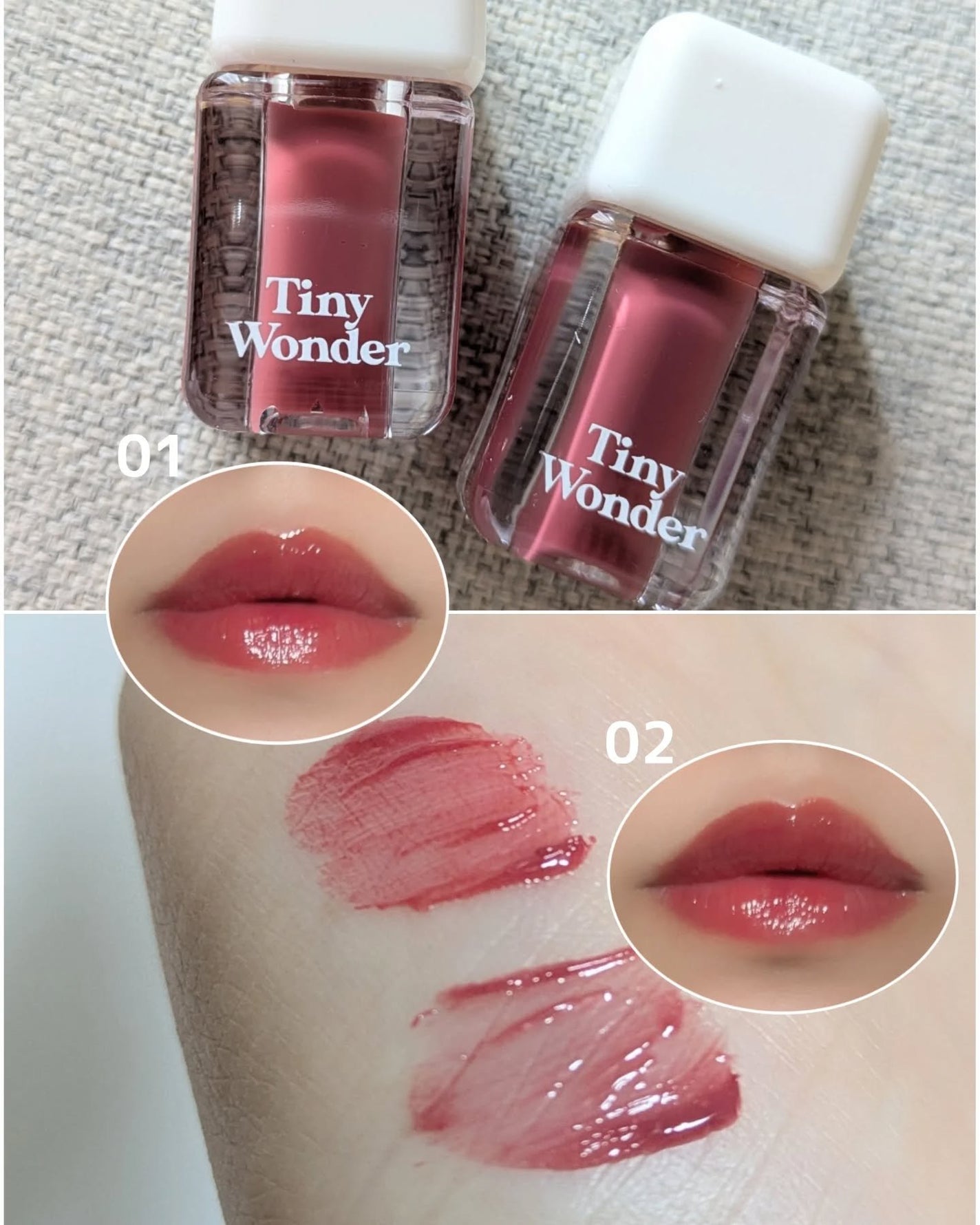 ハイパーデューイリップティント/Tiny Wonder/リップティントを使ったクチコミ(2枚目)