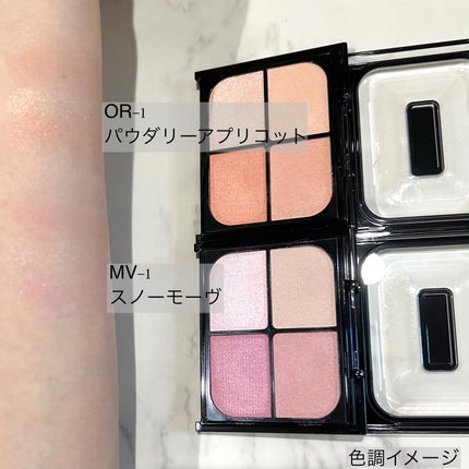 バウンシーチークシャドウ/KATE/マルチパレットを使ったクチコミ(4枚目)