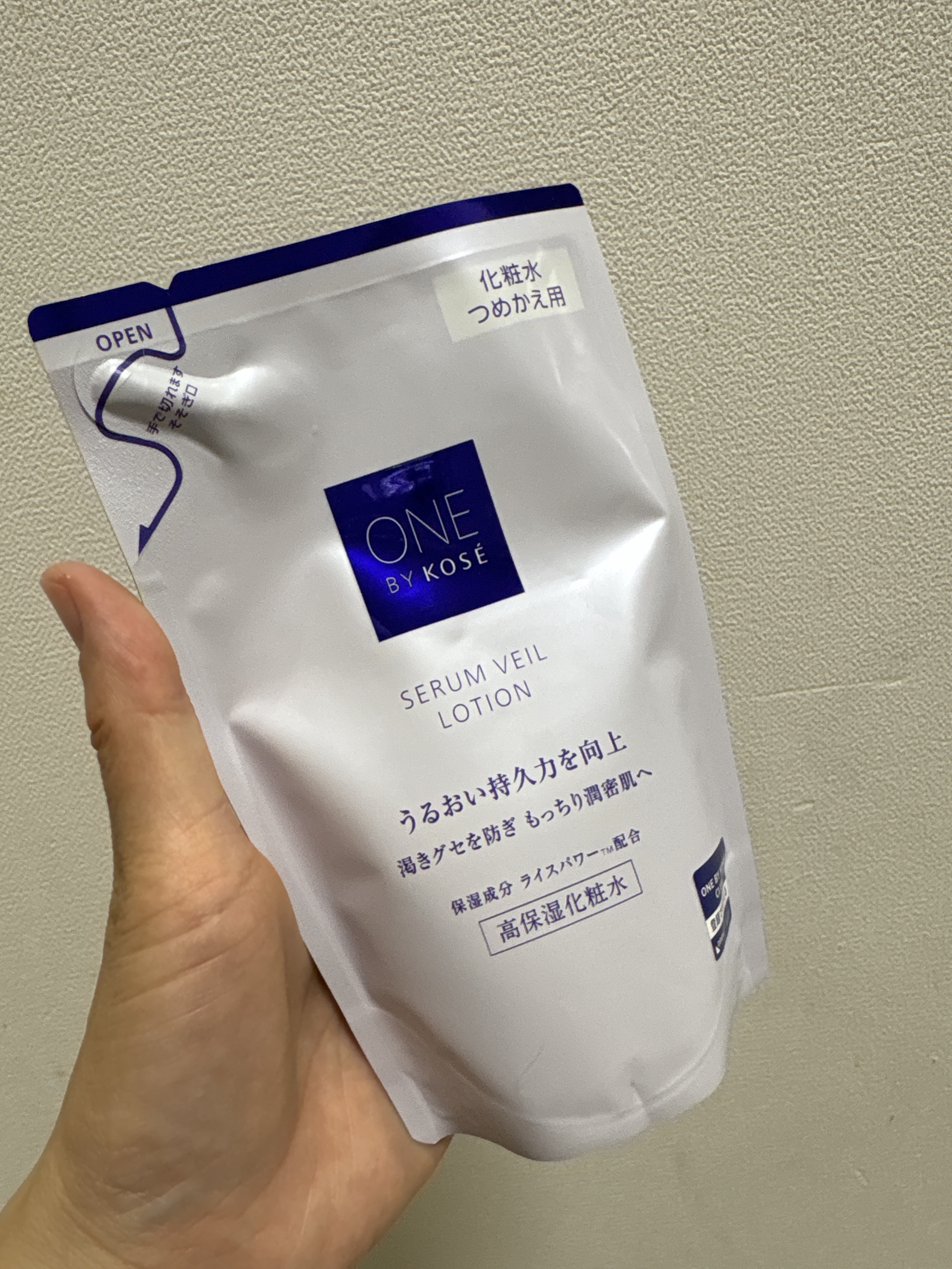 セラムヴェール ローション  つめかえ用 160ml/ONE BY KOSE/化粧水を使ったクチコミ（1枚目）