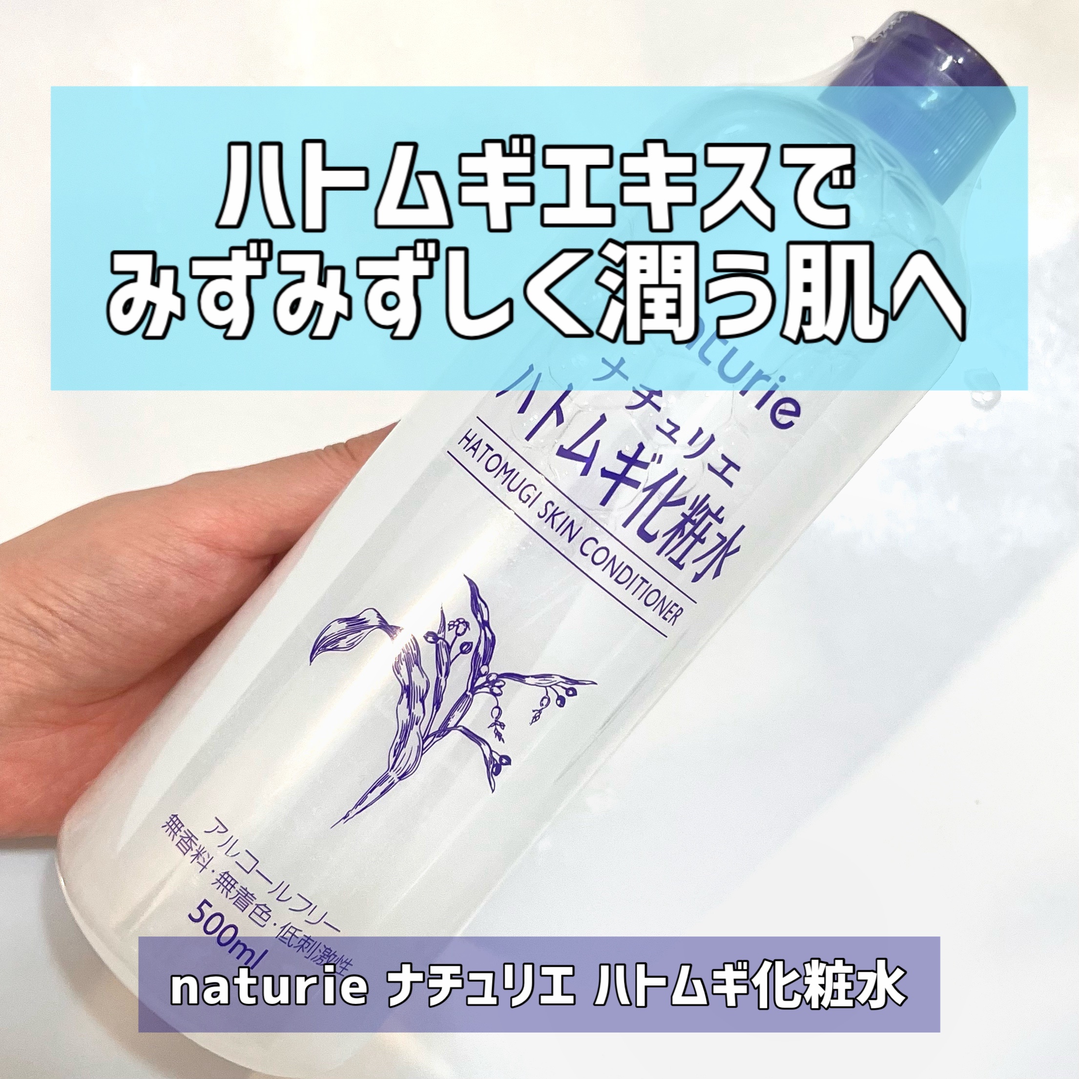 ハトムギ化粧水(ナチュリエ スキンコンディショナー R )/ナチュリエ/化粧水を使ったクチコミ（1枚目）