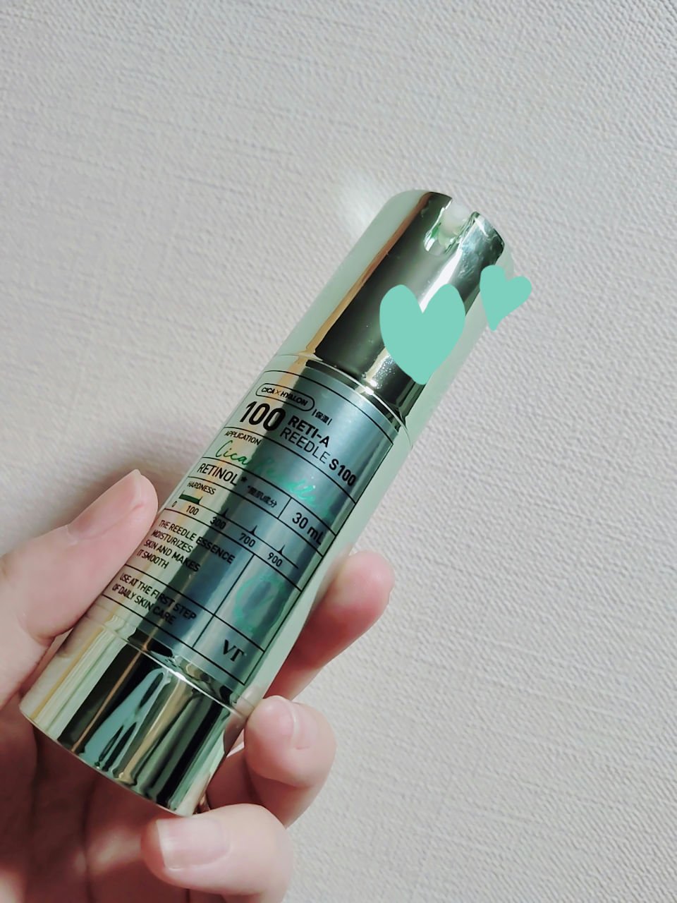 S100 レチAリードル/VT/美容液を使ったクチコミ（1枚目）