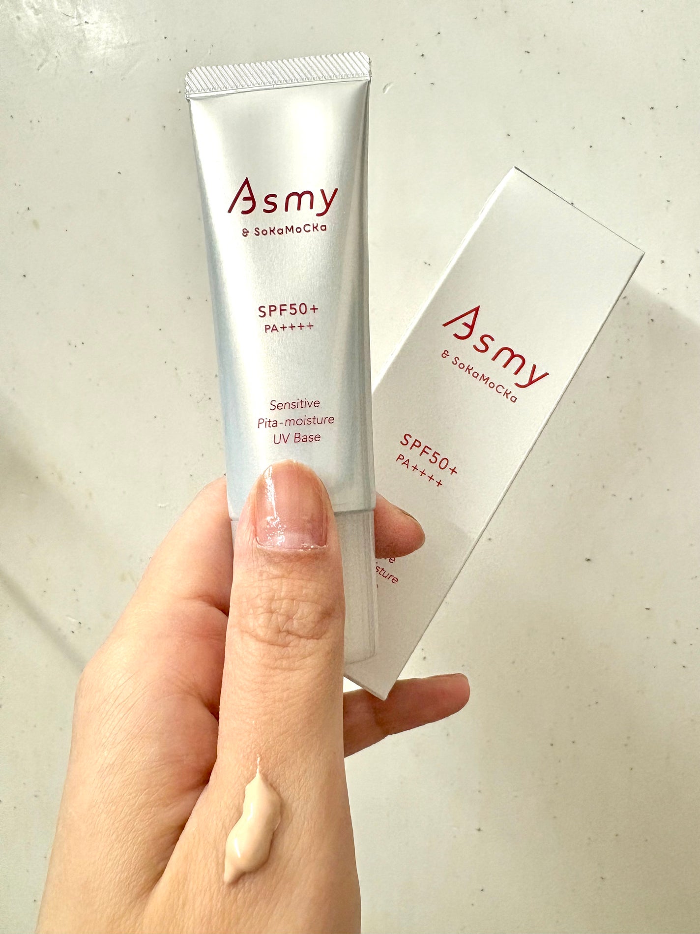 アズミー センシティブ ピタモイスチュアUVベース/Asmy/化粧下地を使ったクチコミ(1枚目)