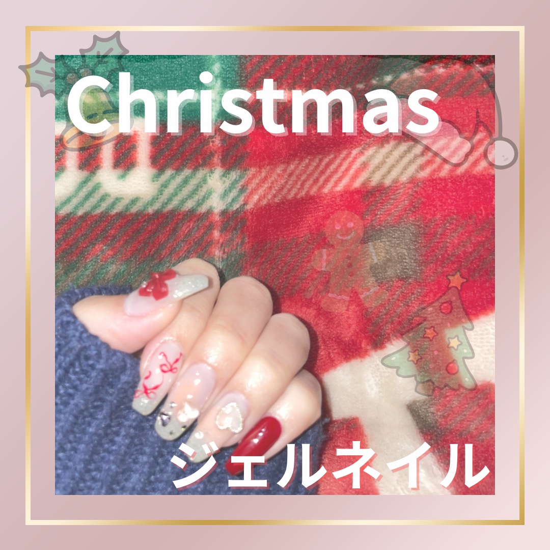 #最旬ちゅるんネイル,#クリスマスネイルのネイルデザイン