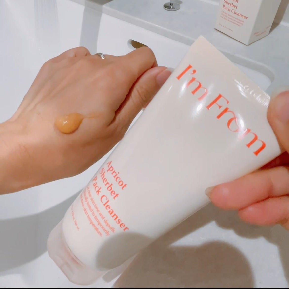 フィグジェラートパッククレンザー/I'm from/洗顔フォームを使ったクチコミ(7枚目)