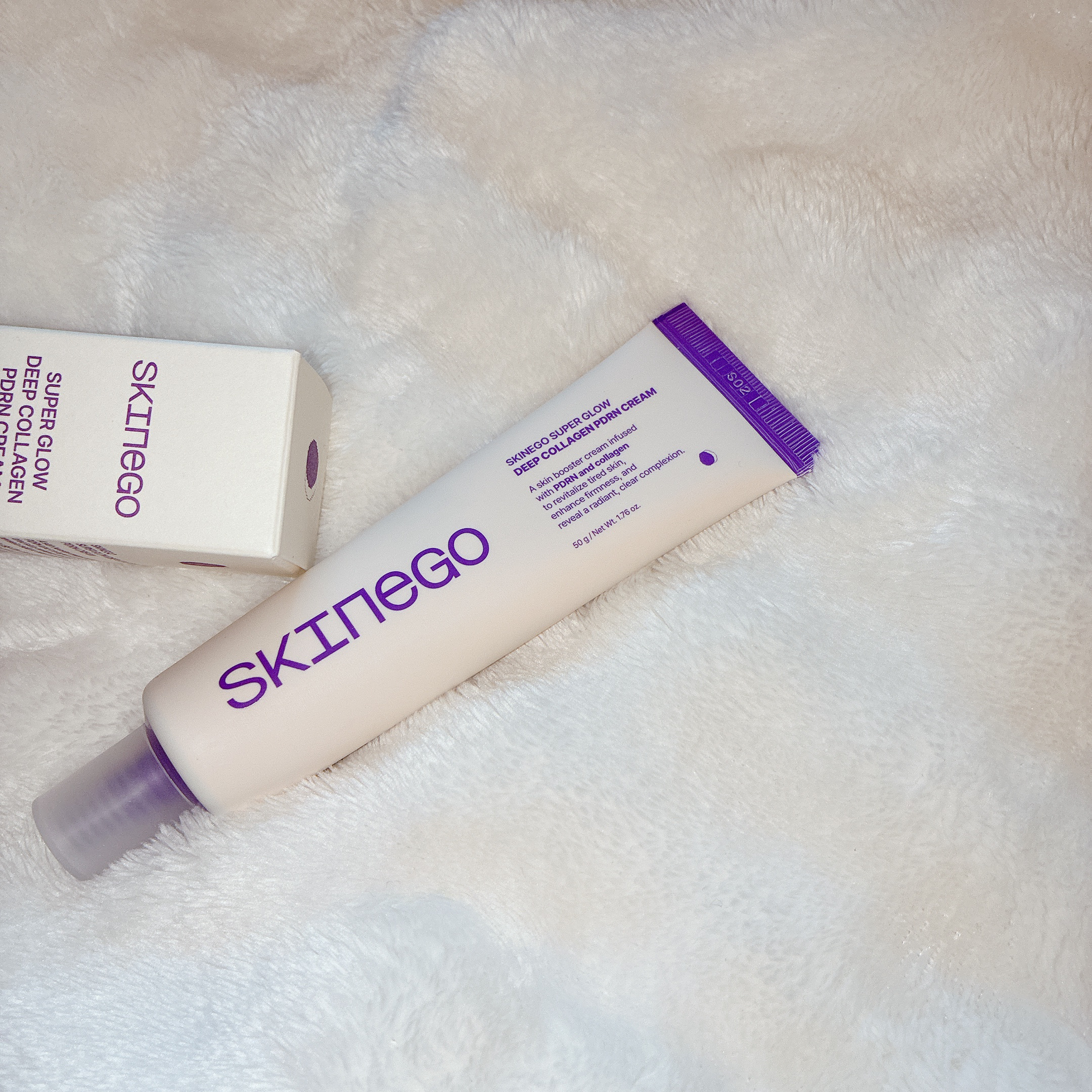 SKINEGO SUPER GLOW DEEP COLLAGEN PDRN CREAM/SKINEGO/フェイスクリームを使ったクチコミ（1枚目）