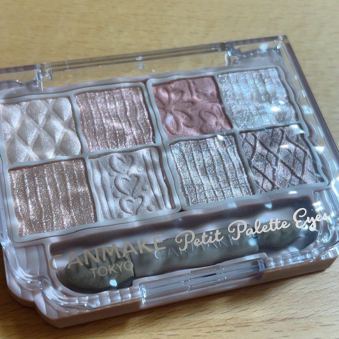 プティパレットアイズ 01 プリュムフラワー/キャンメイク/パウダーアイシャドウを使ったクチコミ（1枚目）