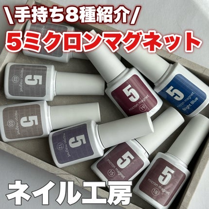 5ミクロンマグネット/ネイル工房/ジェルネイルを使ったクチコミ(1枚目)