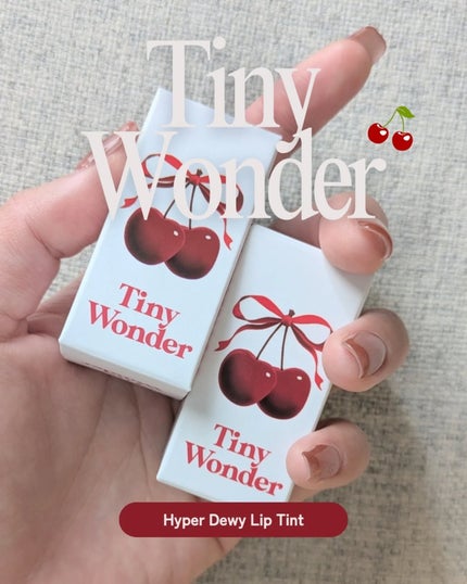 ハイパーデューイリップティント/Tiny Wonder/リップティントを使ったクチコミ(1枚目)