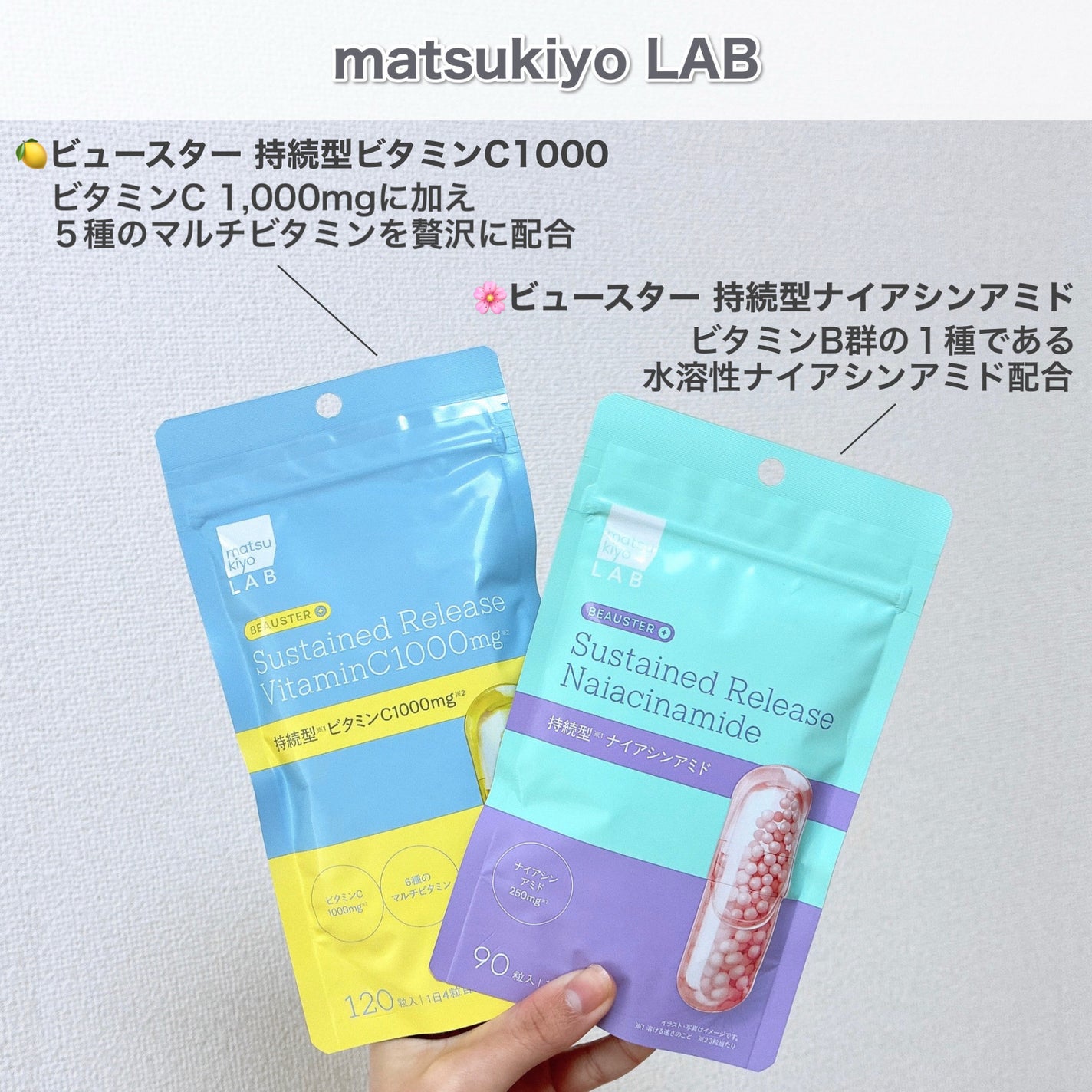 ビュースター 持続型ナイアシンアミド/matsukiyo LAB/美容サプリメントを使ったクチコミ(2枚目)