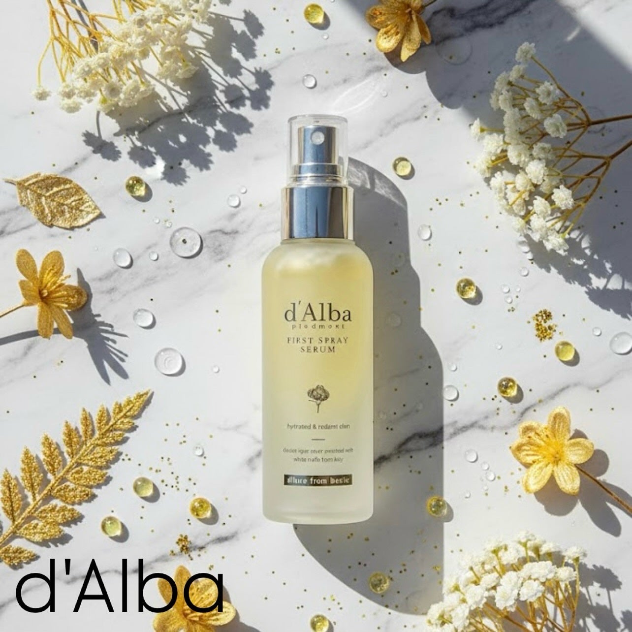 ダルバ ホワイトトリュフファーストスプレーセラム/ダルバ/ミスト状化粧水を使ったクチコミ(1枚目)