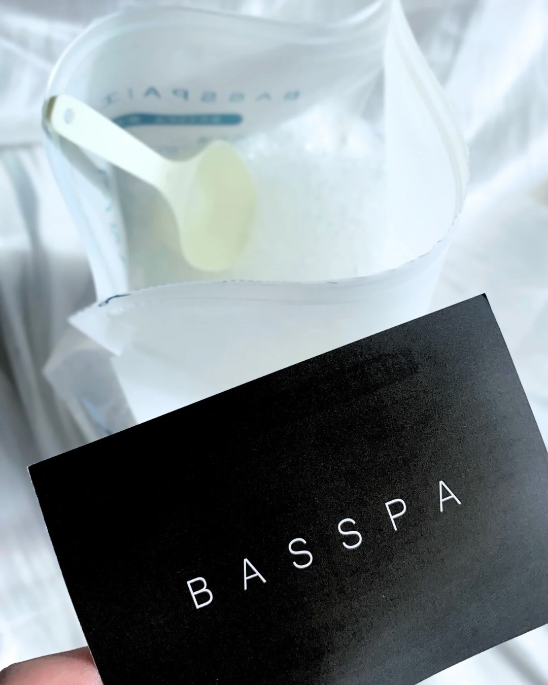 BASSPA BASSPA エプソムソルト ホワイトムスクのクチコミ「.
. 
メガ割購入品🌸

epsomsalt🛁🫧
flavor：White musk

スパ.....」（3枚目）