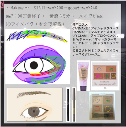 ラスティングマルチアイベース WP/キャンメイク/アイシャドウベースを使ったクチコミ(4枚目)