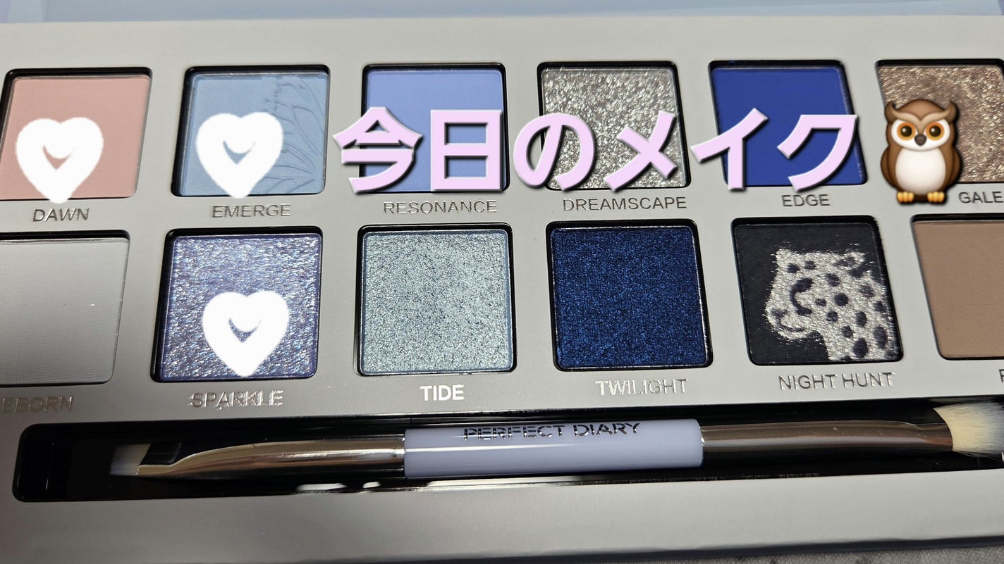 エクスプローラ12色 動物アイシャドウパレット/PERFECT DIARY/アイシャドウパレットを使ったクチコミ(1枚目)