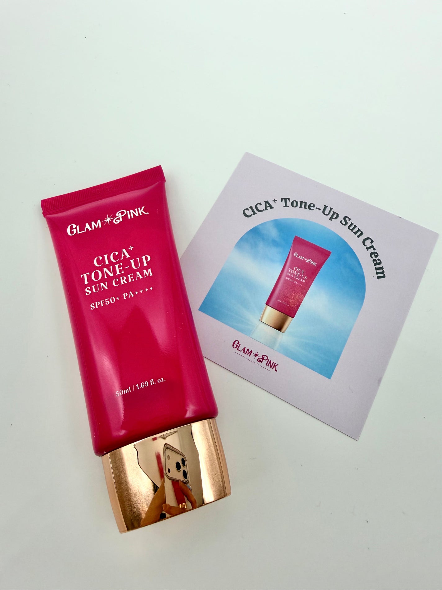 シカプラス トーンアップ サンスクリーン/Glam Pink/日焼け止めクリームを使ったクチコミ(6枚目)