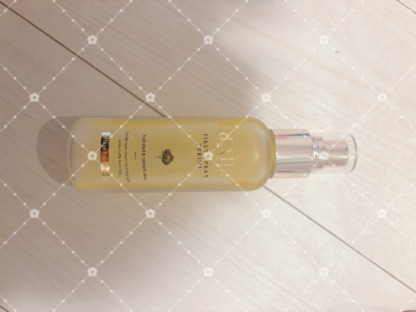 ダルバ ホワイトトリュフファーストスプレーセラム/ダルバ/ミスト状化粧水を使ったクチコミ(1枚目)