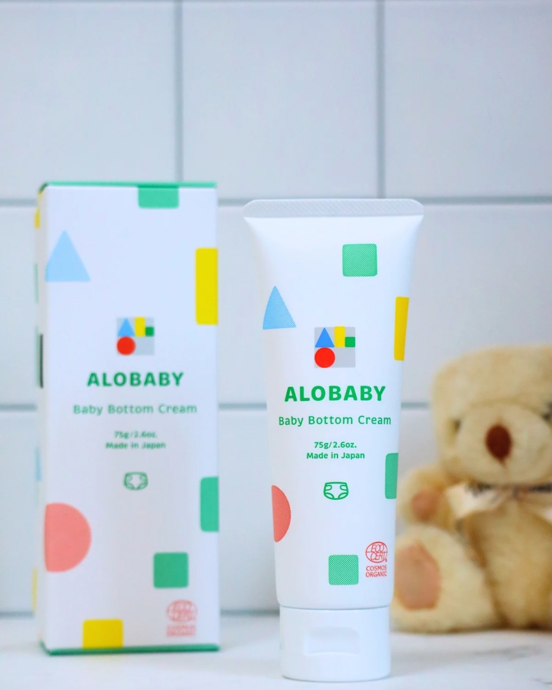 ALOBABY ベビーボトムクリームのクチコミ「アロベビー ベビーボトムクリームを
使ってみたのでレビューしすまꪔ̤̮ ♡

3歳の息子はまだ.....」（2枚目）