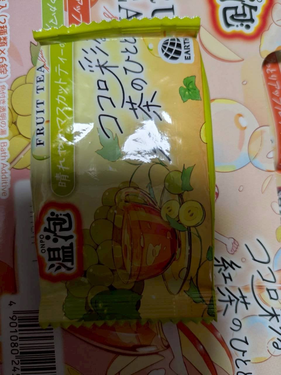 温泡 フルーツティーセレクト 12錠入/温泡/炭酸系入浴剤を使ったクチコミ(2枚目)