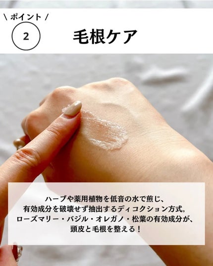 ローズマリー スカルプ スクラブ/AROMATICA/ヘッドスクラブを使ったクチコミ(4枚目)