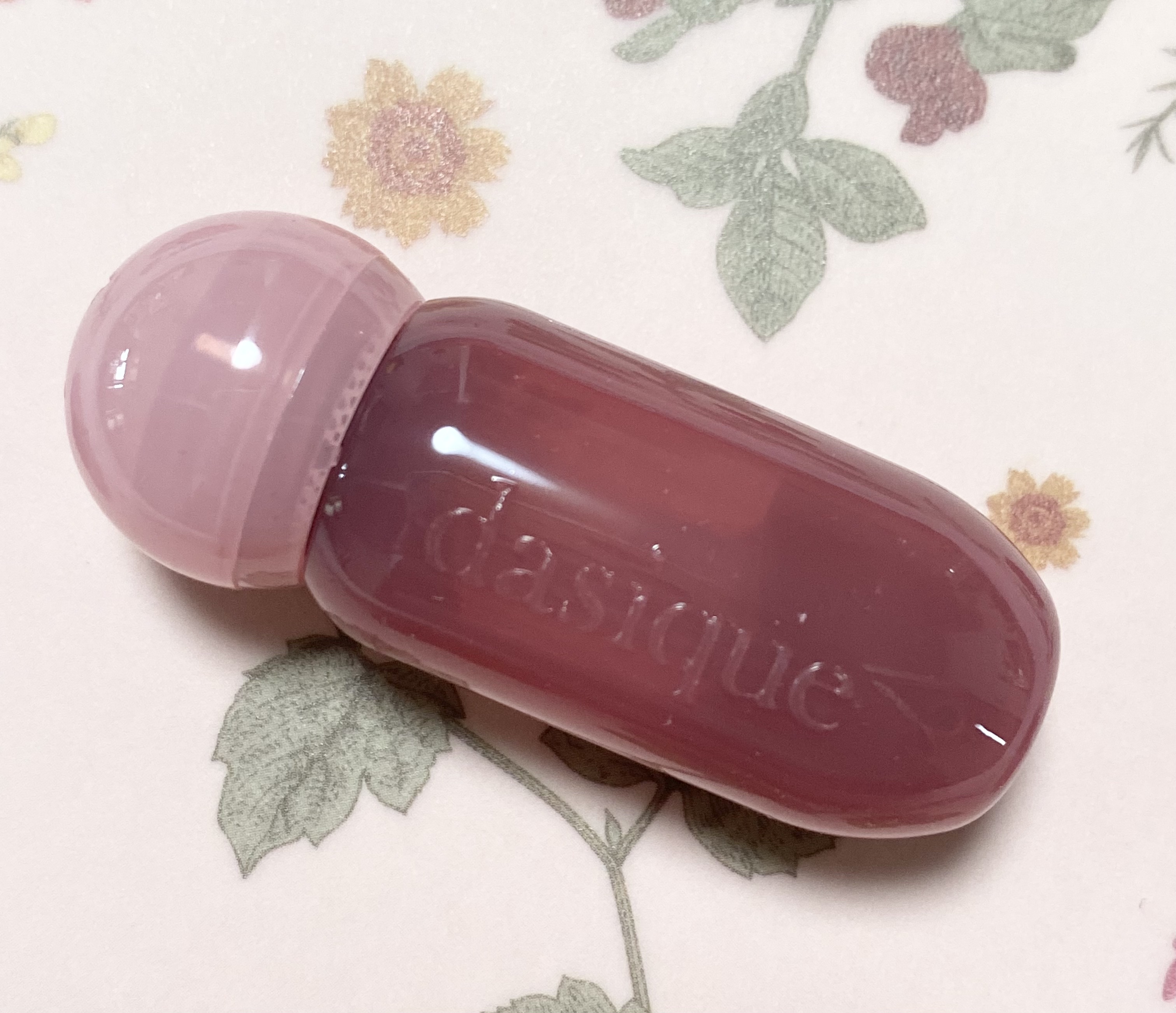 ジューシーデューイグロウティント (ミニ限定) 18 モーブディープス/dasique/リップティントを使ったクチコミ（2枚目）