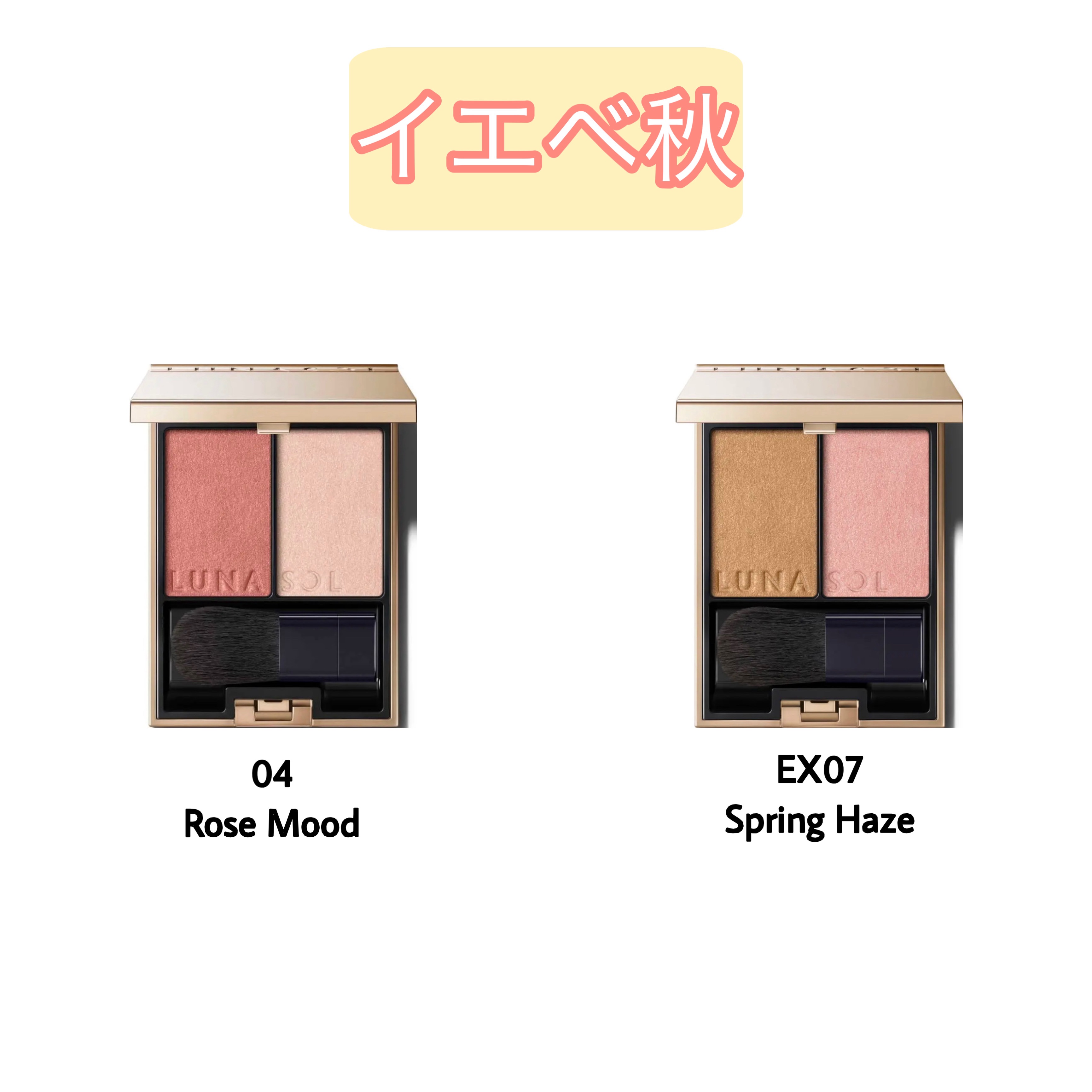 カラーリンググレイズ EX09 Harmony Cloud/LUNASOL/パウダーチークを使ったクチコミ（3枚目）