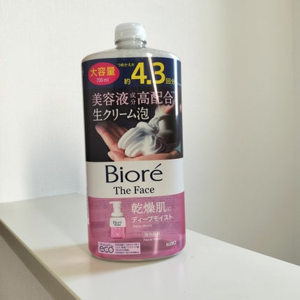 ビオレ ザフェイス 泡洗顔料 ディープモイスト/ビオレ/泡洗顔を使ったクチコミ(1枚目)