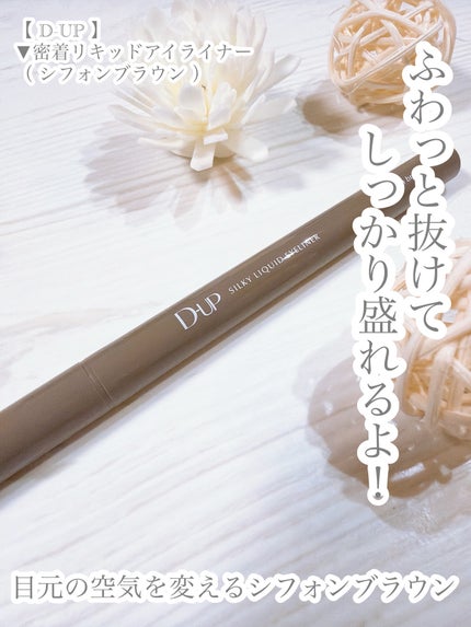 シルキーリキッドアイライナーWP/D-UP/リキッドアイライナーを使ったクチコミ(6枚目)