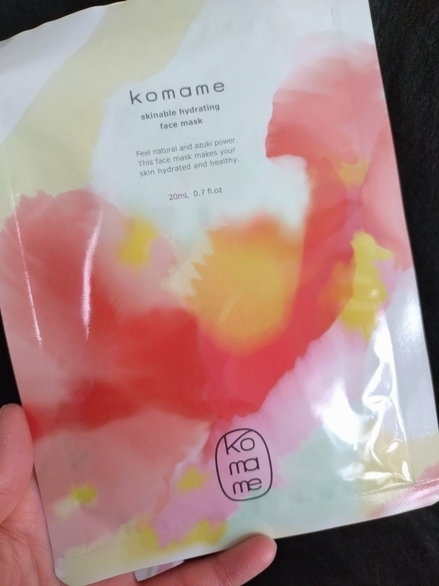 スキナブルハイドレーティングフェイスマスク/komame/シートマスク・パックを使ったクチコミ(1枚目)