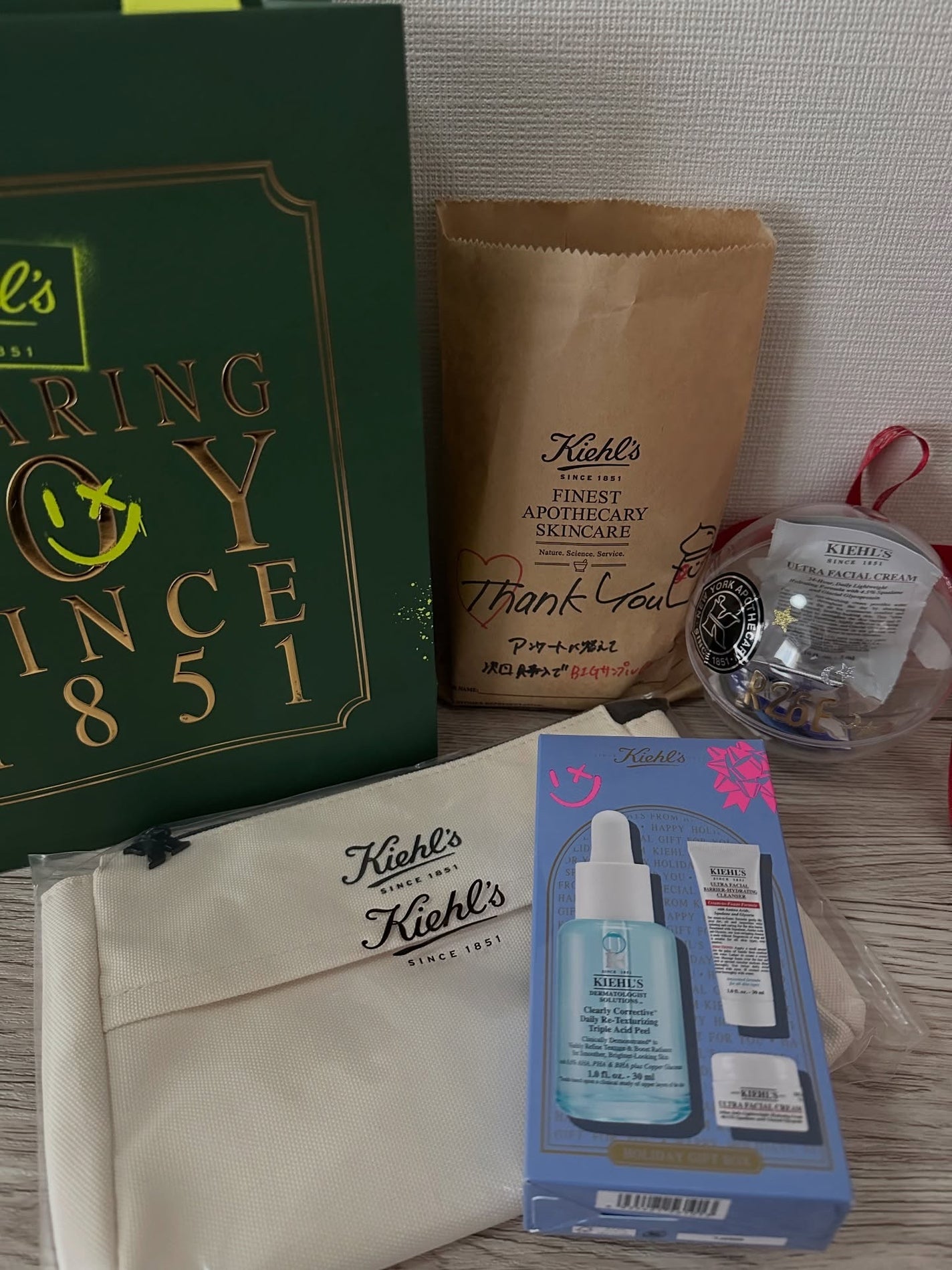 水色ピールセラム ホリデーセット/Kiehl's/スキンケアキットを使ったクチコミ(1枚目)