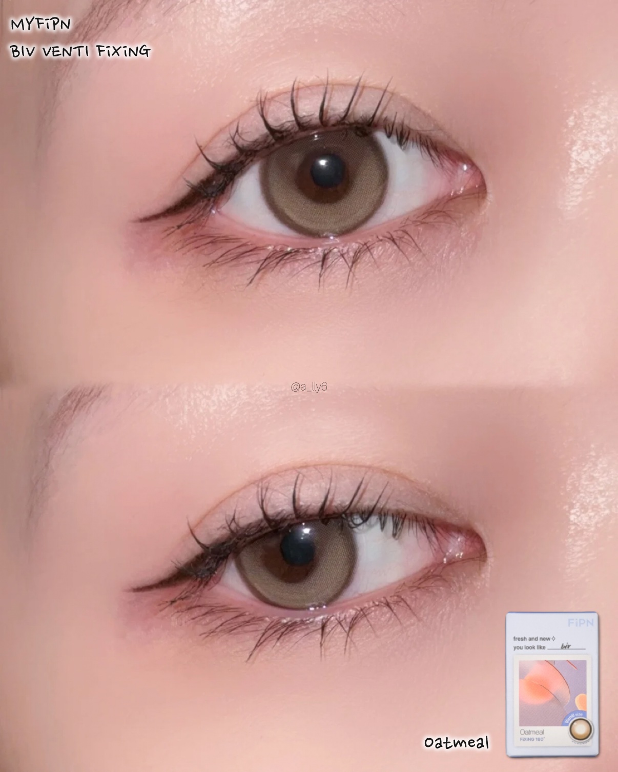 BIV VENTI/myfipn/ワンデー（１DAY）カラコンを使ったクチコミ（3枚目）
