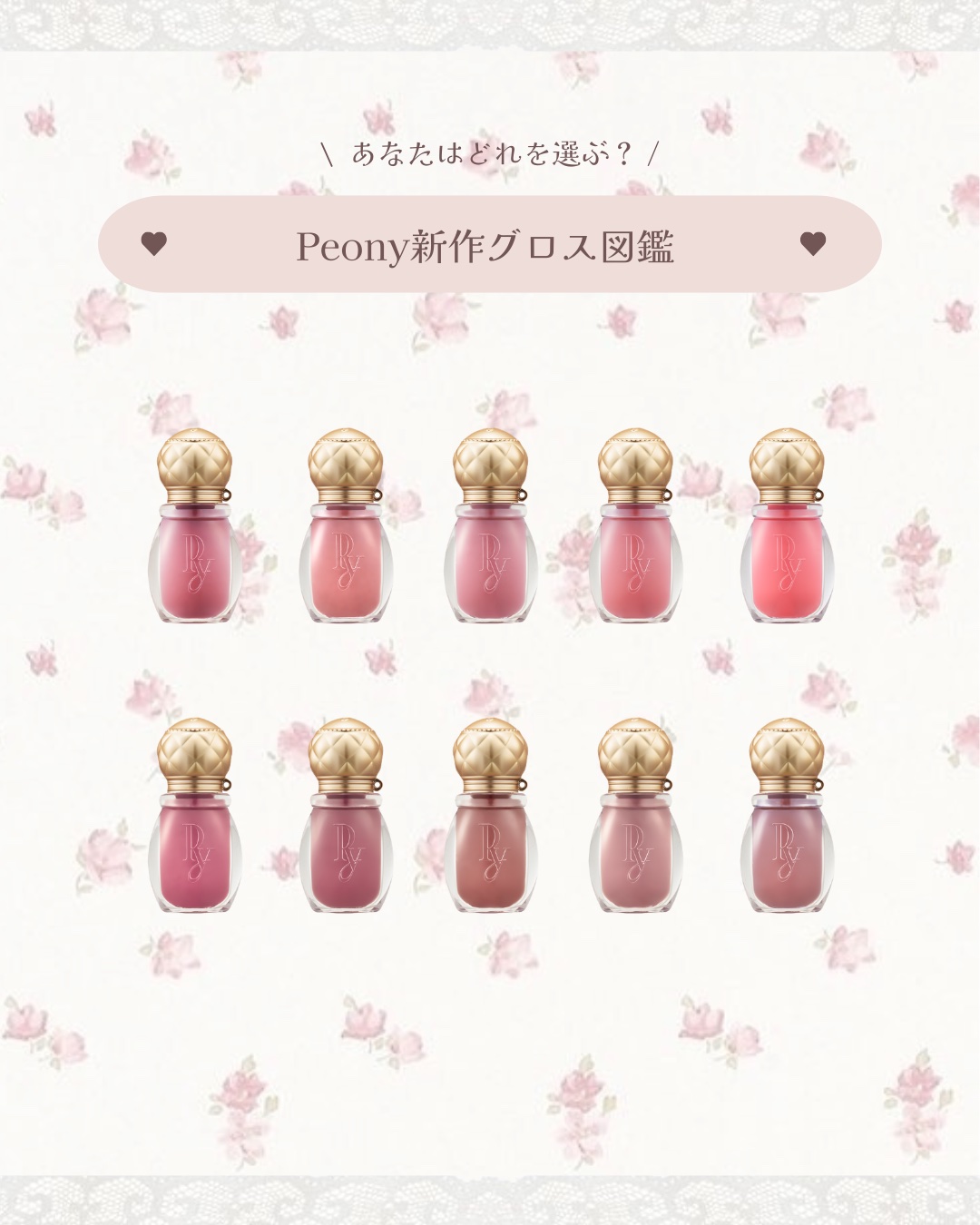 グロッシーハニークーベルチュールリップグロス/Peony/リップグロスを使ったクチコミ（1枚目）