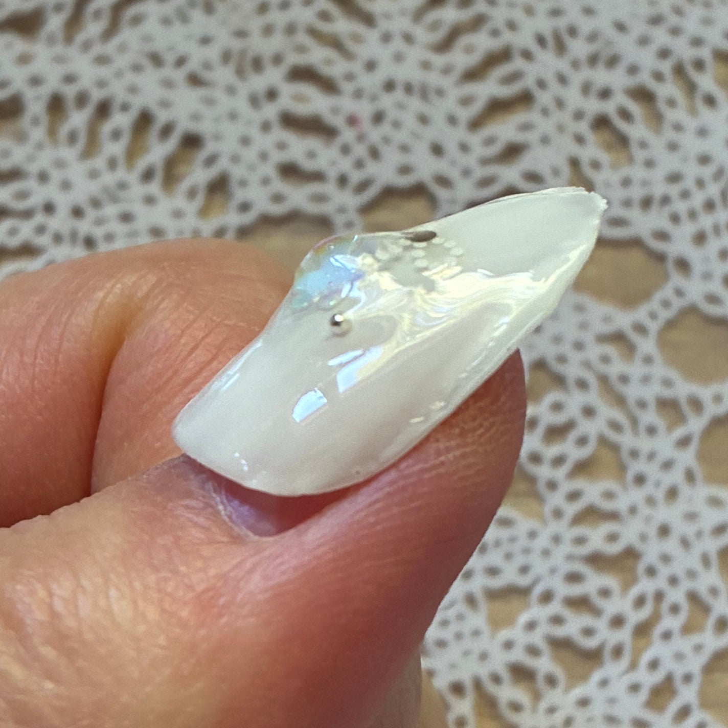 小豆 on LIPS 「❄️スノードーム❄️ ◎紫リボンの方 パーツ作成用のシリコン型..」(5枚目)