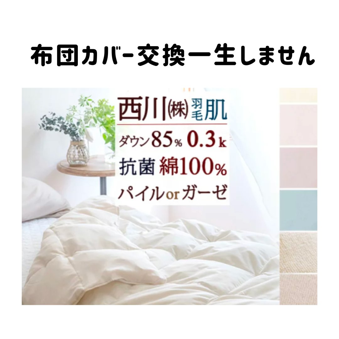 私がずっと、人生で一番めんどくさいと思っていた家事
布団カバー交換

・布団カバーを外し
・洗濯
・干し
・カバーをつける

特にカバーを取り付ける作業が、
位置を間違えたりして、苦手でした。

そんな中、布団カバー無くせばいいのではないか
