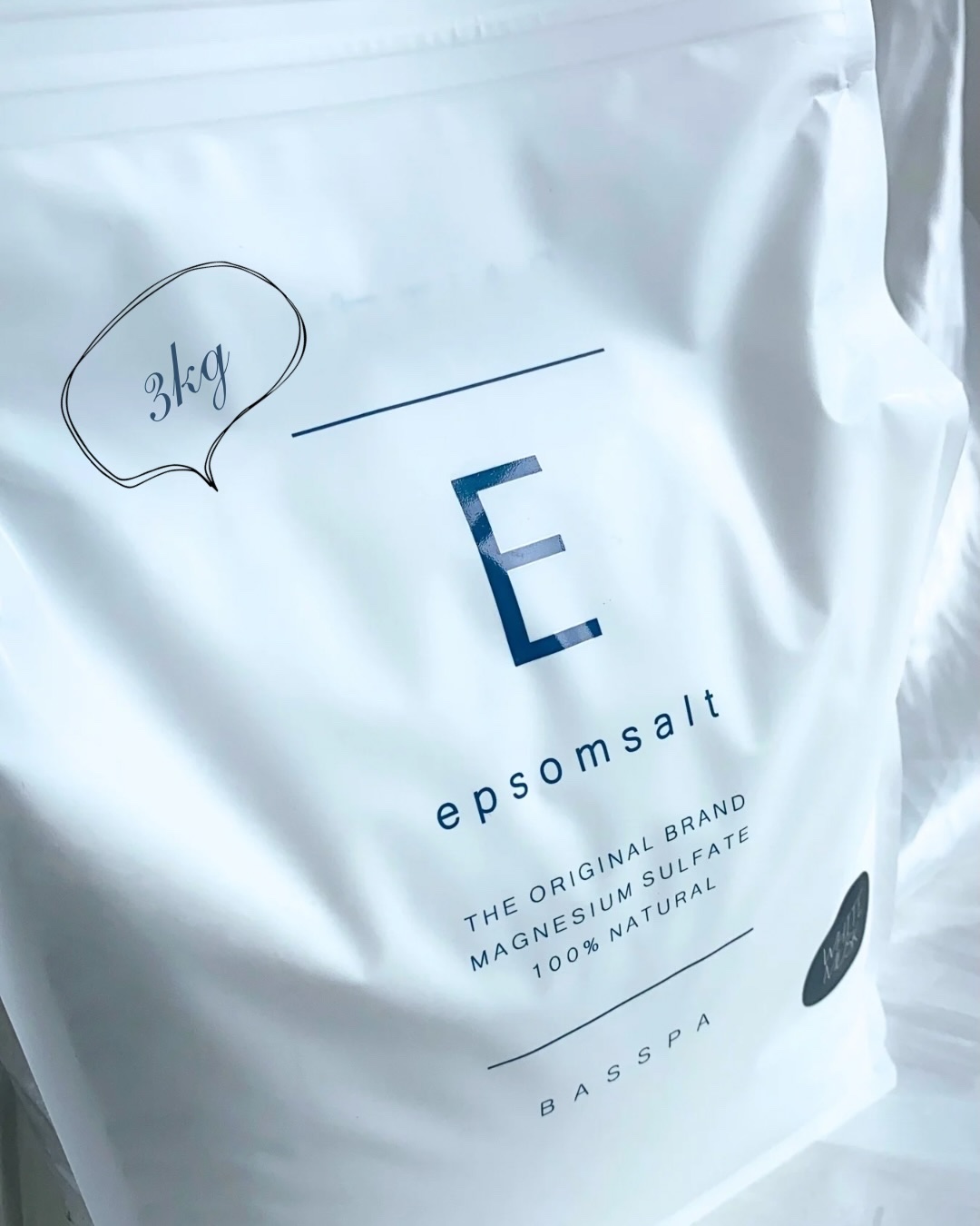 BASSPA BASSPA エプソムソルト ホワイトムスクのクチコミ「.
. 
メガ割購入品🌸

epsomsalt🛁🫧
flavor：White musk

スパ.....」（2枚目）