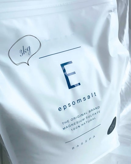 BASSPA エプソムソルト ホワイトムスク 3kg/BASSPA/無機塩系入浴剤の画像