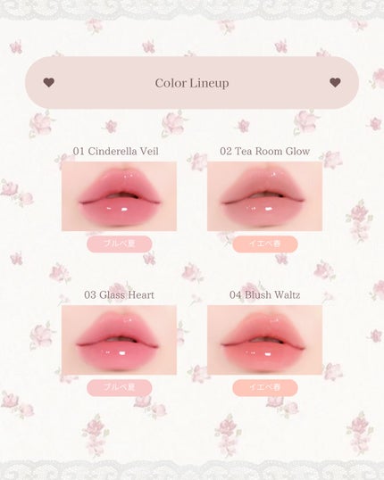 グロッシーハニークーベルチュールリップグロス/Peony/リップグロスを使ったクチコミ(2枚目)