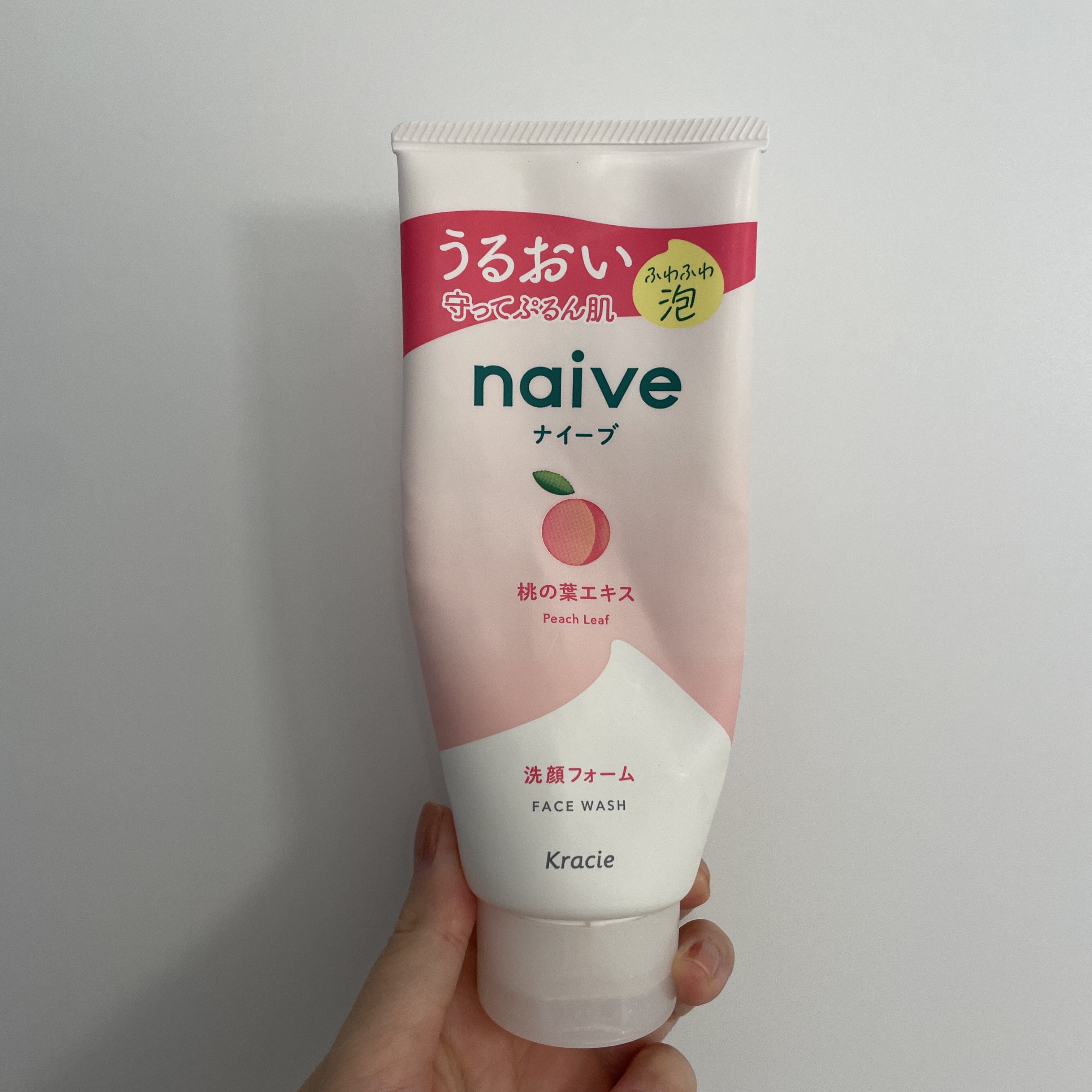 洗顔フォーム(桃の葉エキス配合)/ナイーブ/洗顔フォームを使ったクチコミ（1枚目）