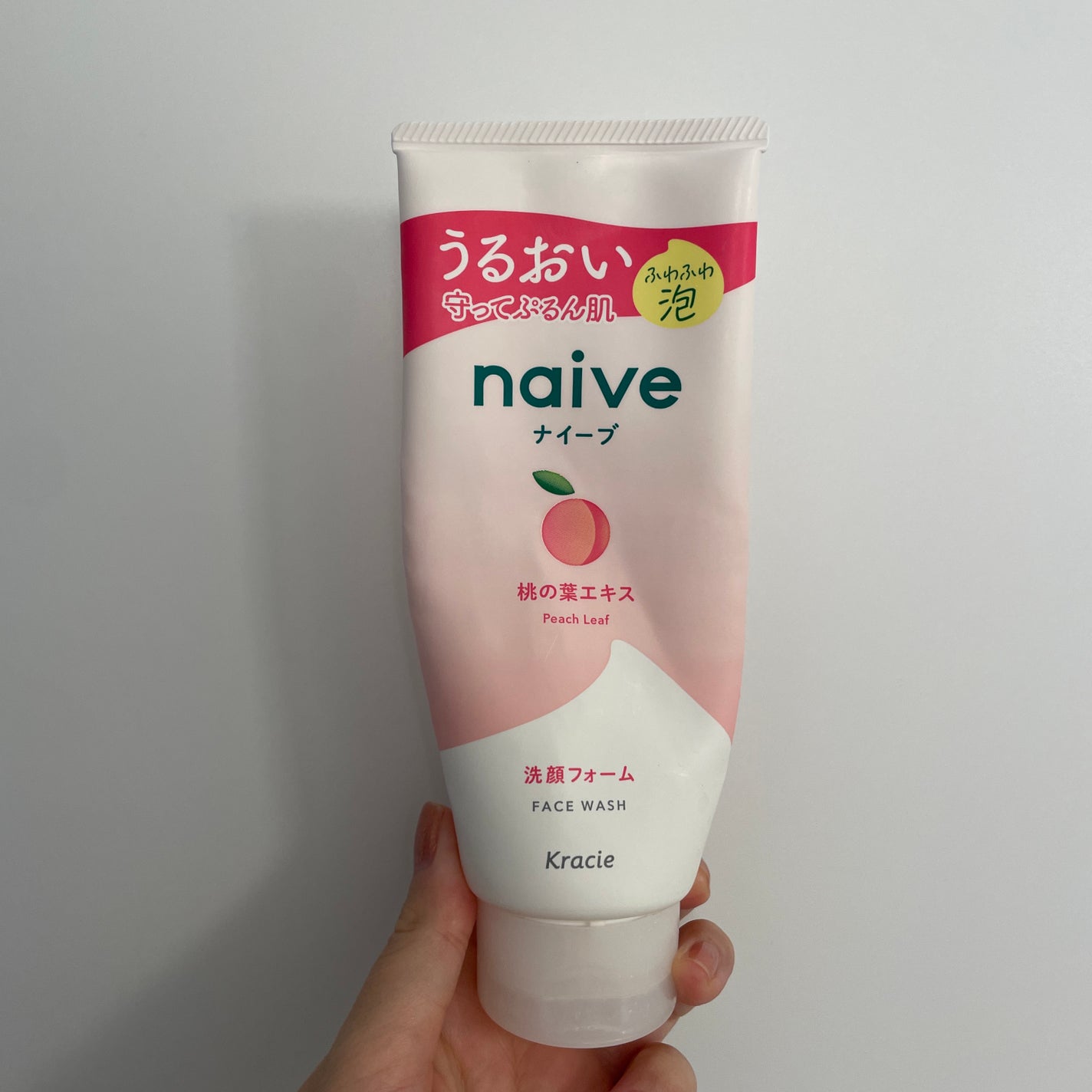 洗顔フォーム(桃の葉エキス配合)/ナイーブ/洗顔フォームを使ったクチコミ(1枚目)