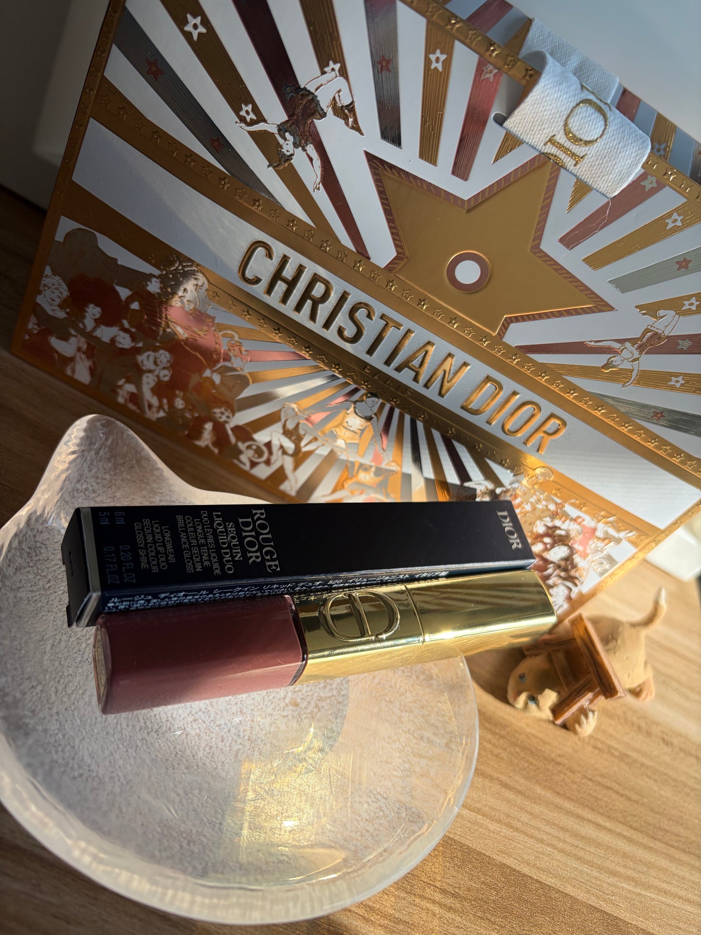 ルージュ ディオール シークイン リキッド デュオ(ホリデーコレクション 2025 限定品)/Dior/口紅・グロス・リップライナー・リップケアを使ったクチコミ(3枚目)