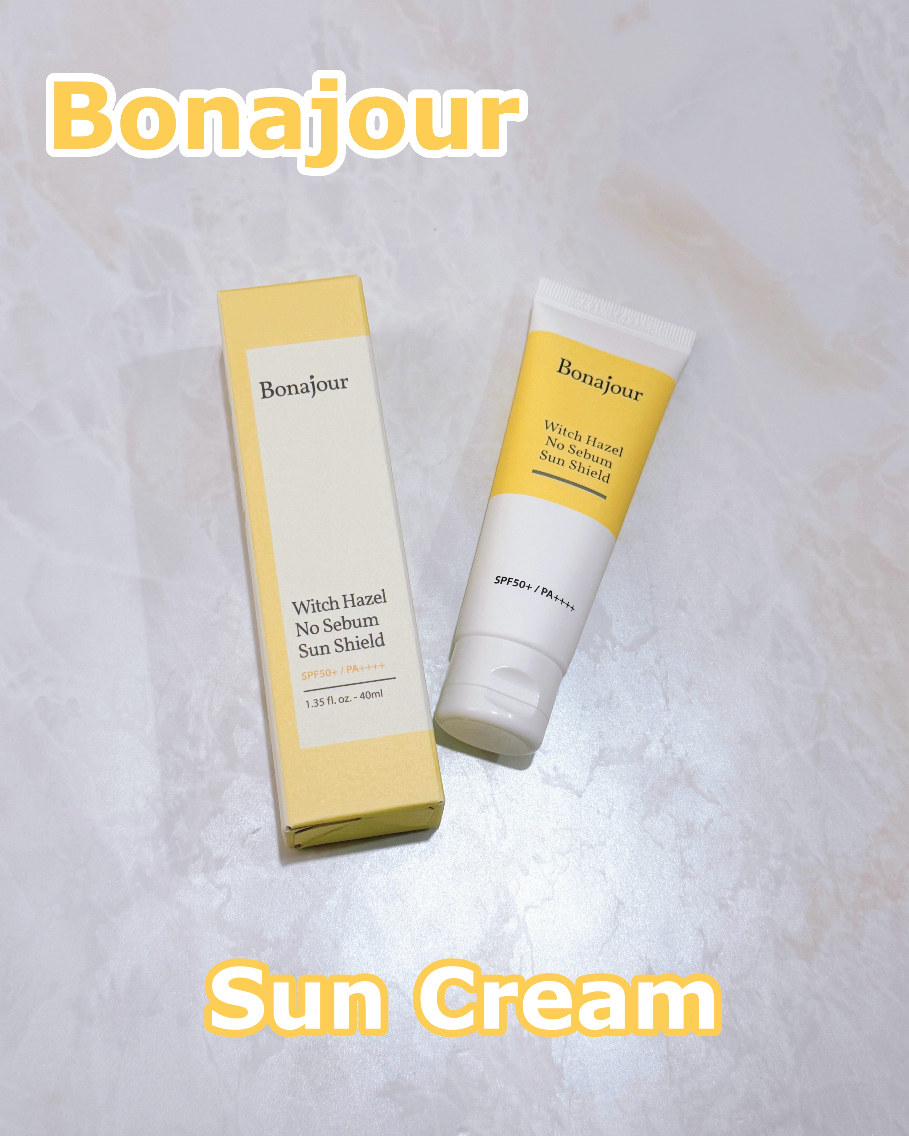 ウィッチハーゼル ノーセバムサンクリーム/Bonajour/日焼け止めクリームを使ったクチコミ（1枚目）