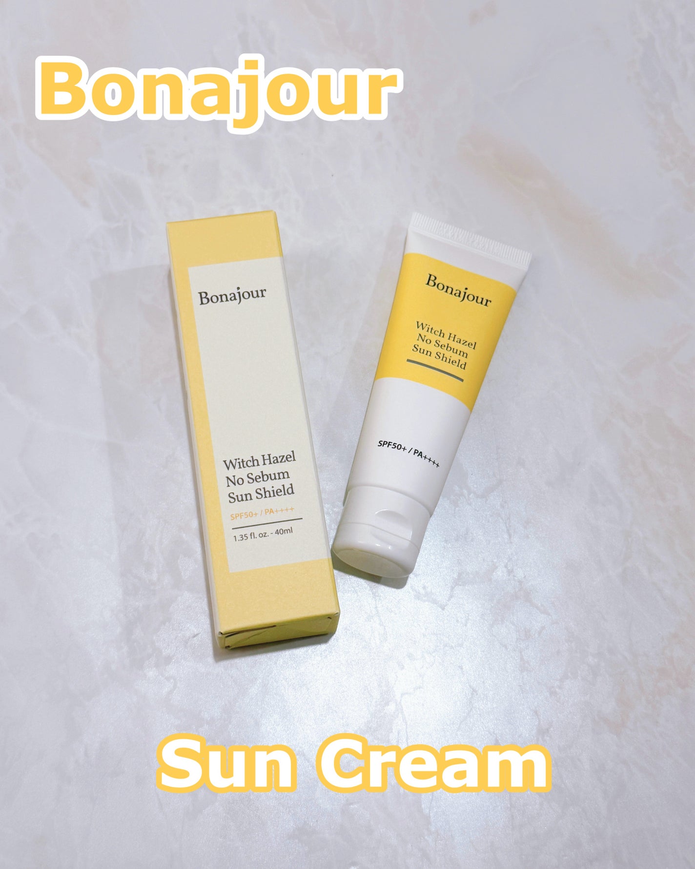 ウィッチハーゼル ノーセバムサンクリーム/Bonajour/日焼け止めクリームを使ったクチコミ(1枚目)