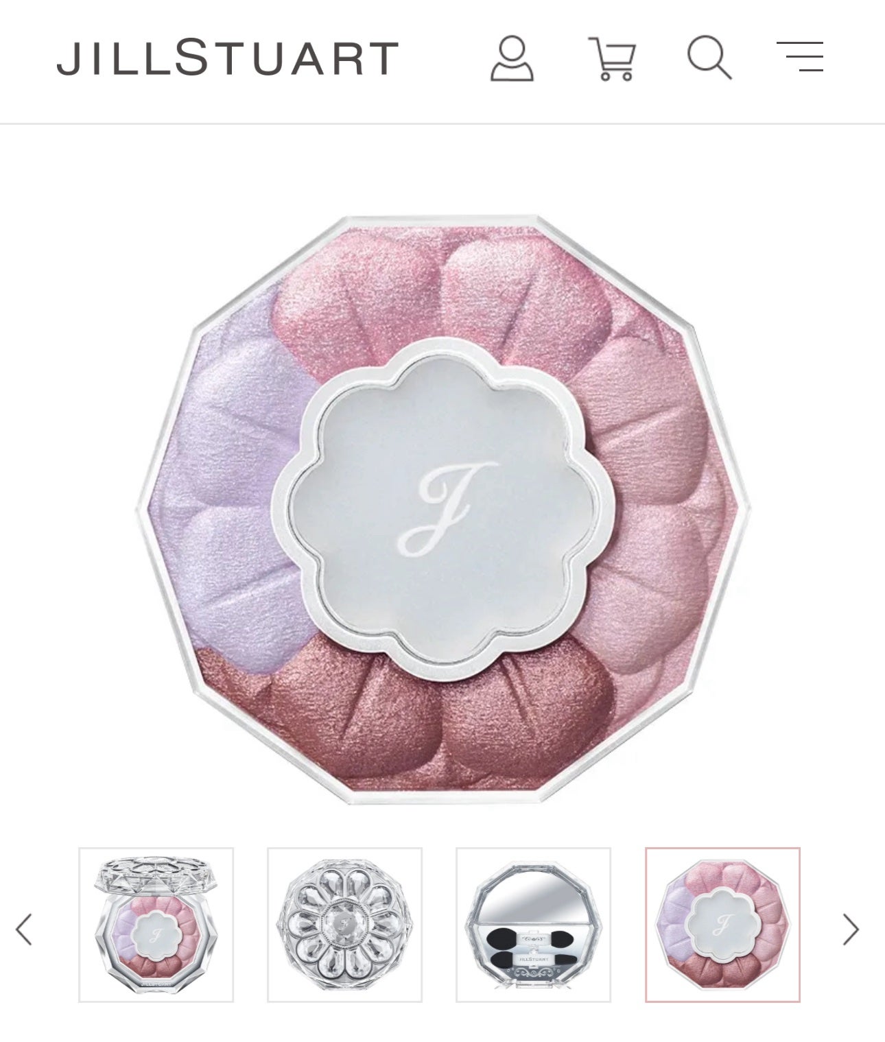 ジルスチュアート ブルームクチュール アイズ/JILL STUART/アイシャドウパレットを使ったクチコミ(2枚目)