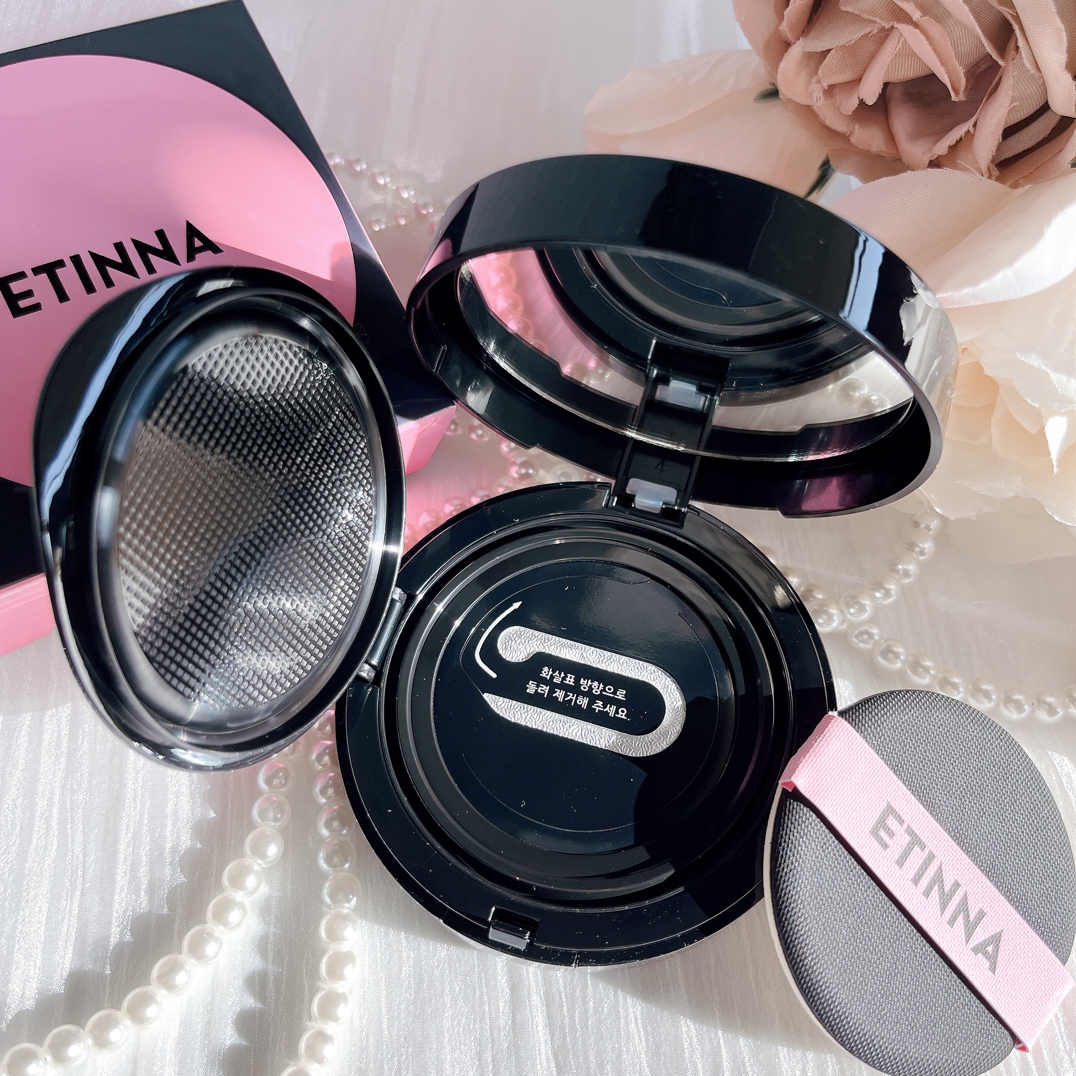 エティナ メッシュエアネス ナチュラルグロウ クッション/ETINNA/クッションファンデーションを使ったクチコミ（2枚目）