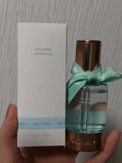 VELY VELY S.O.S カーミングアンプルのクチコミ「美容液
・商品名
VELY VELY (ブリーブリー)
S.O.S カーミングアンプル
40.....」(1枚目)