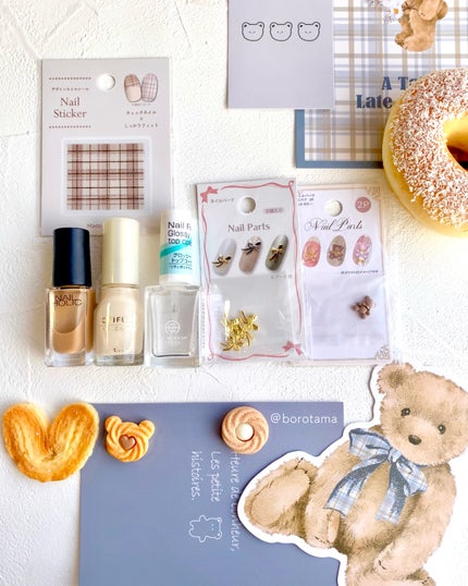 ネイルパーツ/セリア/ネイルチップ・パーツを使ったクチコミ(3枚目)