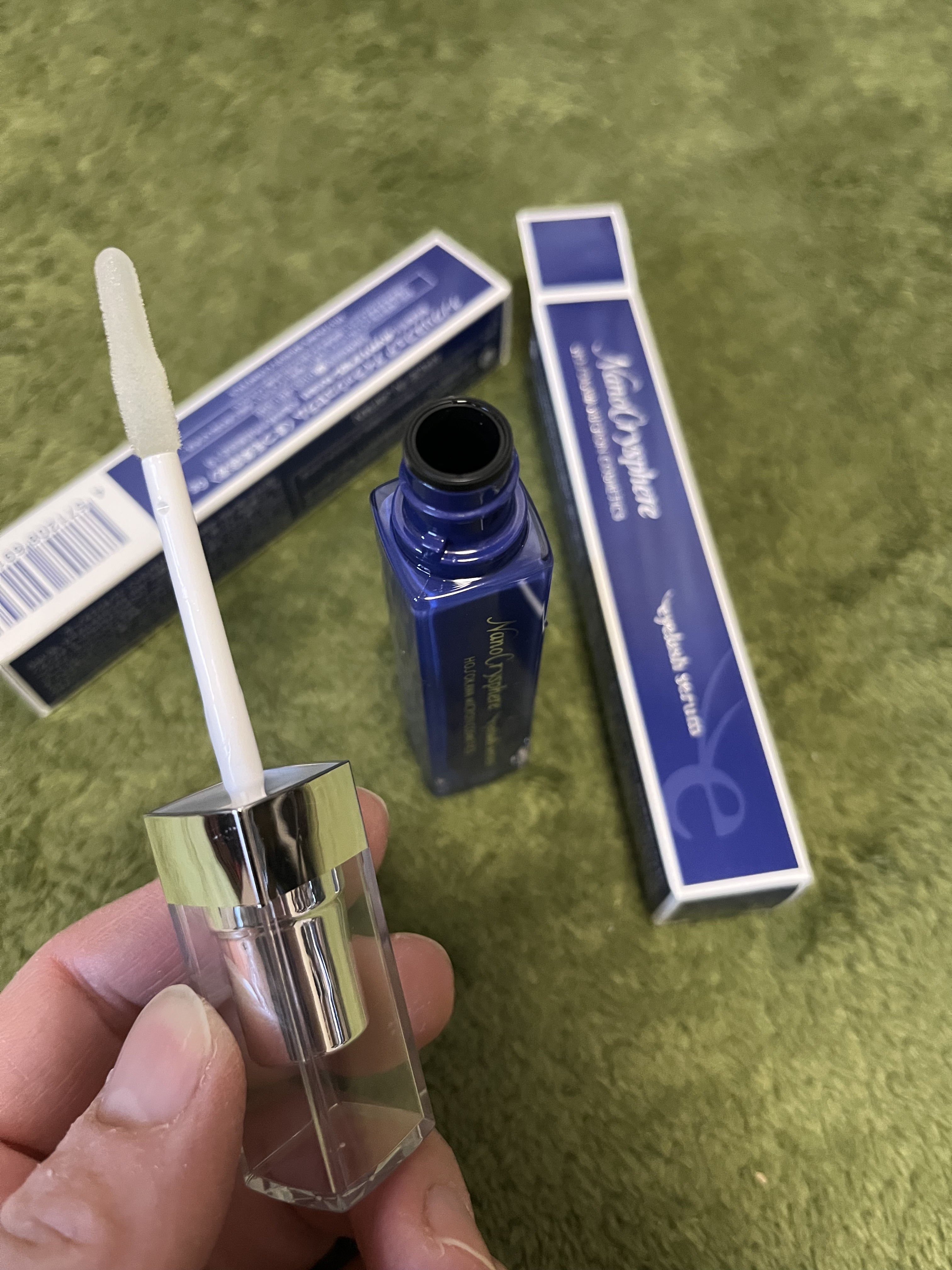 ナノクリスフェアアイラッシュセラム/ナノクリスフェア/まつげ美容液を使ったクチコミ（2枚目）