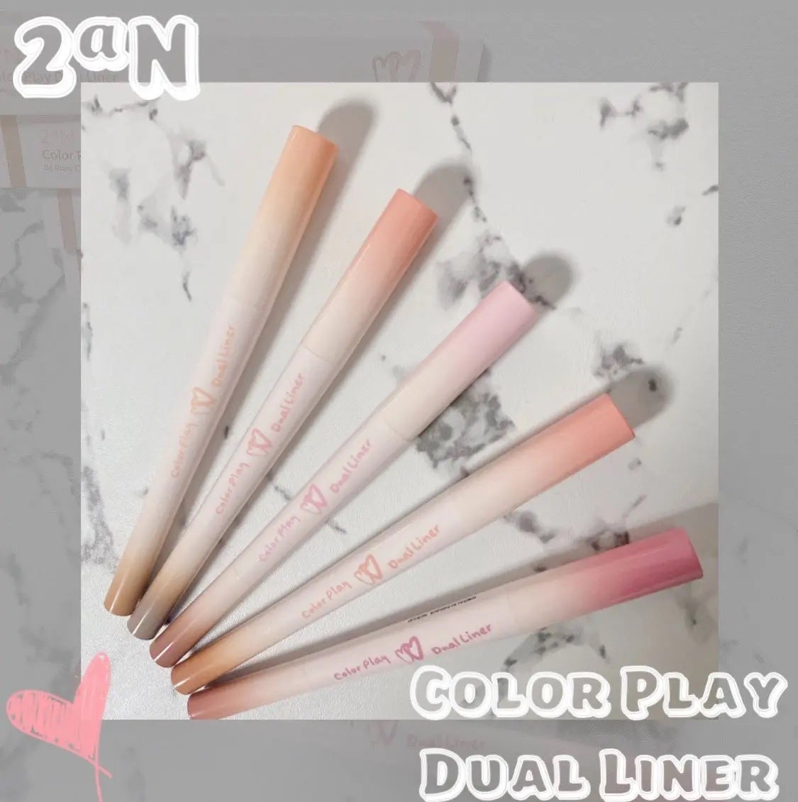 カラープレイデュアルライナー/2aN/スティックアイシャドウを使ったクチコミ(1枚目)