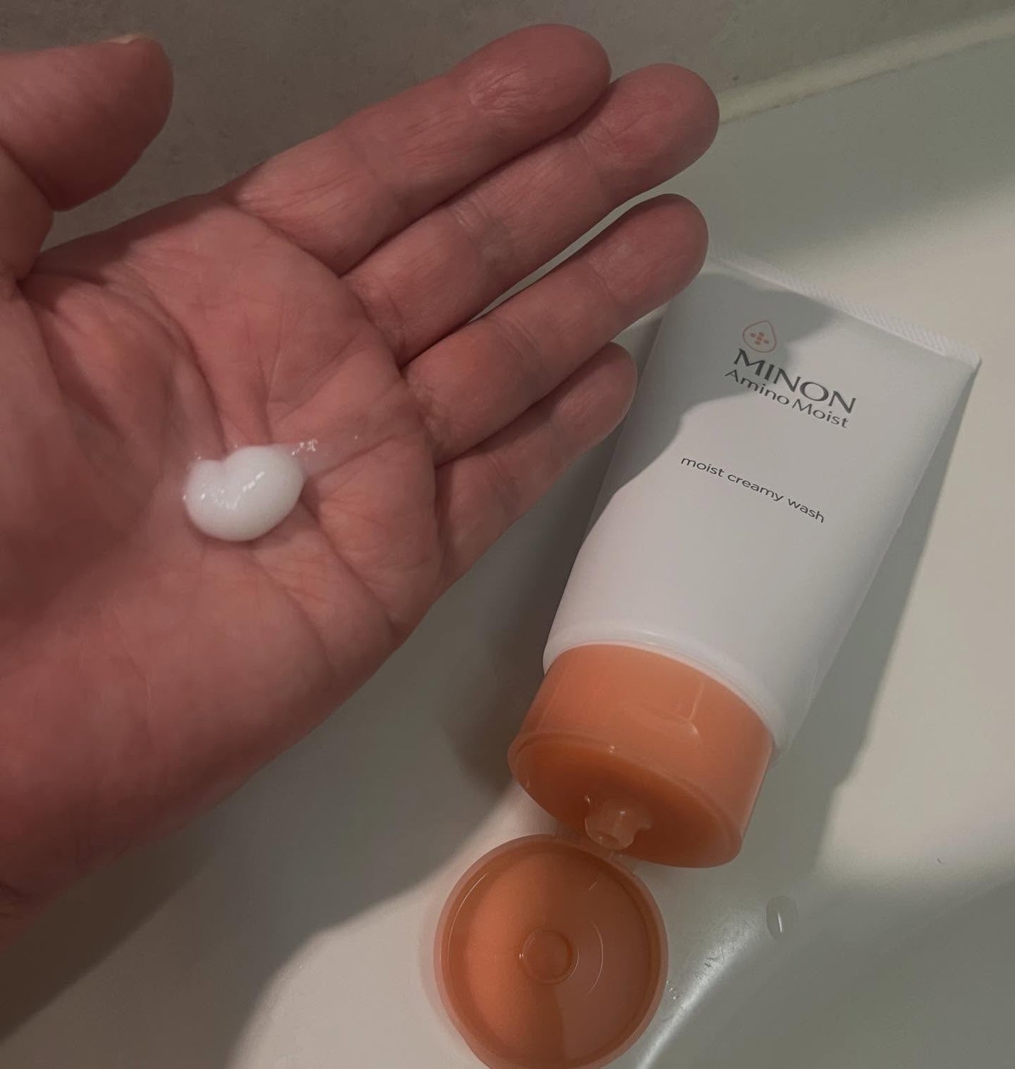 ミノン アミノモイスト モイストクリーミィ ウォッシュ/ミノン/洗顔フォームを使ったクチコミ(2枚目)