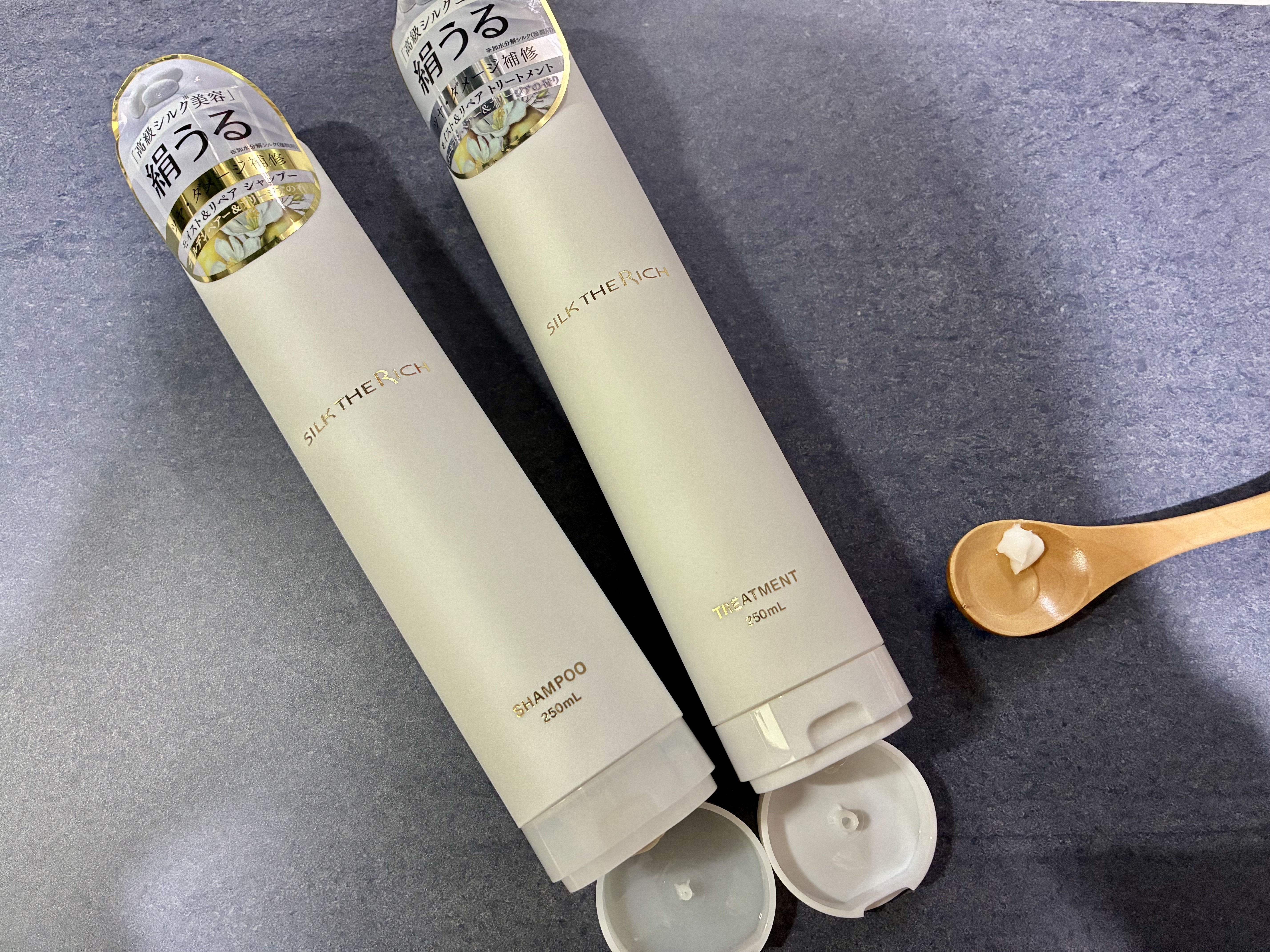 SILK THE RICH モイスト&リペア シャンプー・トリートメント/SILK THE RICH/市販シャンプーを使ったクチコミ（2枚目）